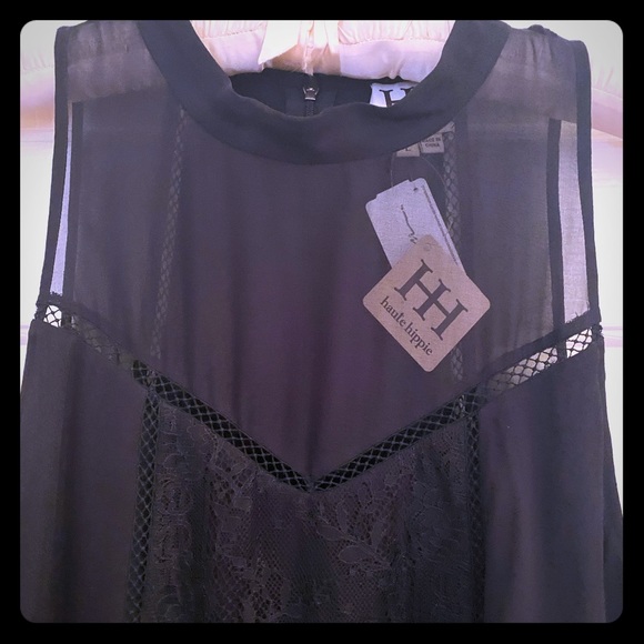 Haute Hippie Dresses & Skirts - Haute Hippie 100% silk black dress